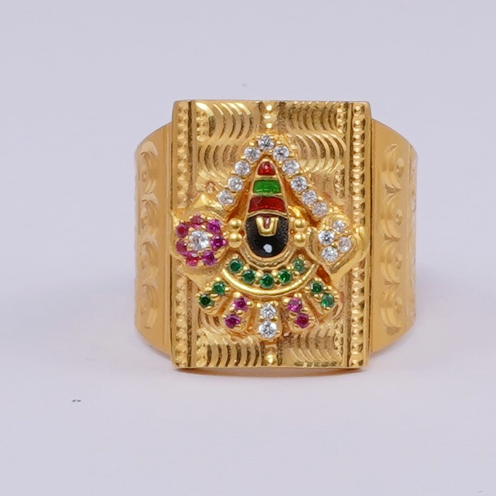 Divine Lord Balaji Gold Casting Ring
