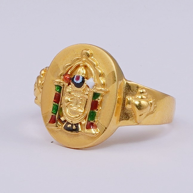 Buy quality 916 Gold Fancy Gent's Balaji Ring in Ahmedabad
