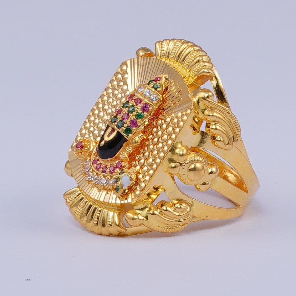 Latest balaji ring heavy design | Mens gold jewelry, Gold ring designs, Gold  mangalsutra designs